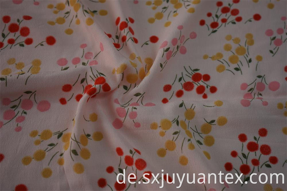 Eco-Friendly Morocian Crepe Print Fabric